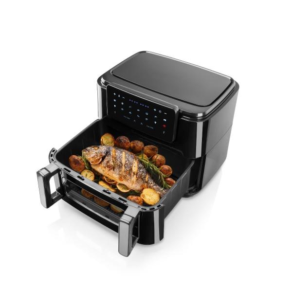 Digital Air Fryer HAEGER Super Cook 10L – 10 L, 2 Drawers